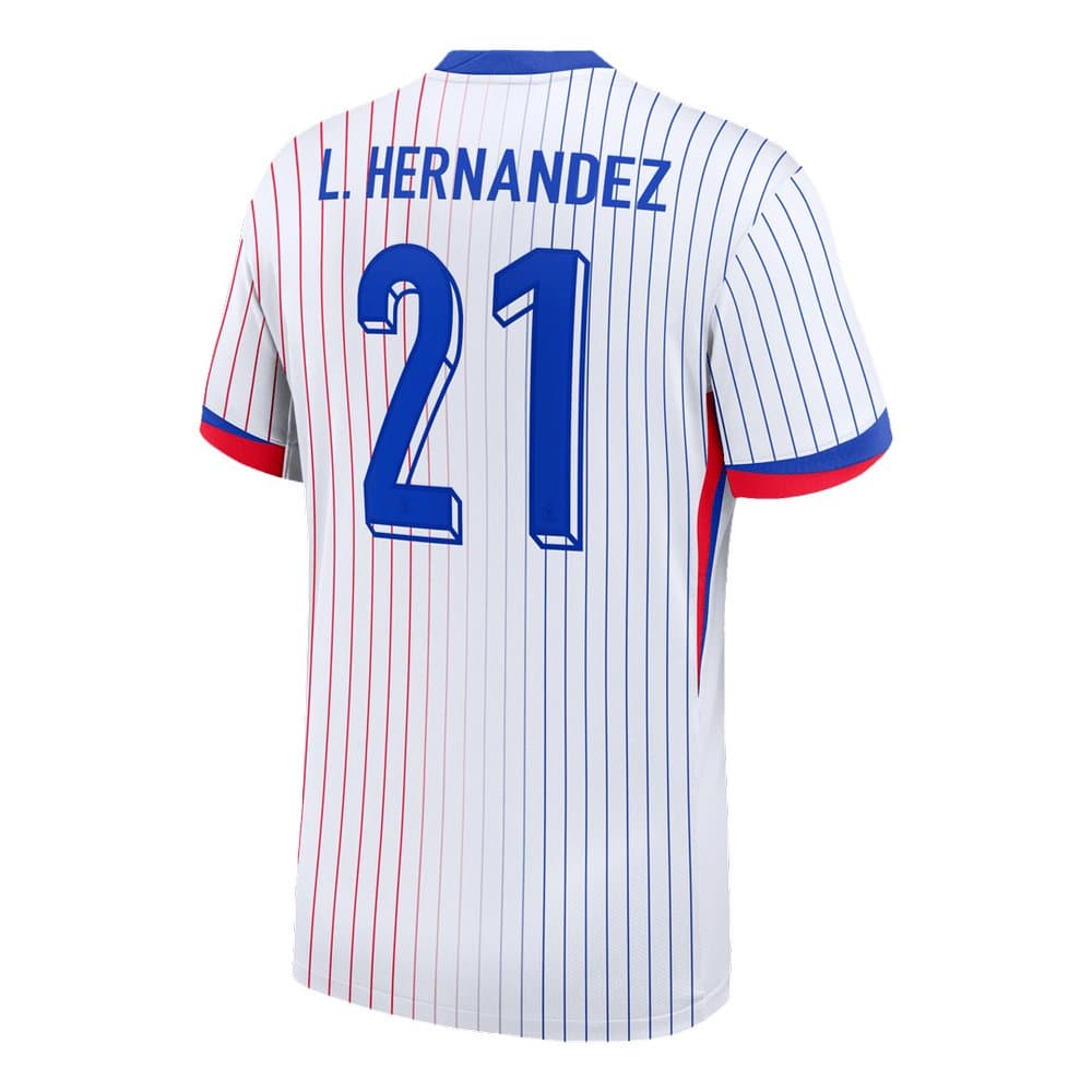 Men's L.HERNANDEZ #21 France Away Replica Soccer Jersey 2024 Men's L.HERNANDEZ #21 France Away Replica Soccer Jersey 2024