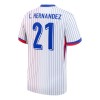 Men's L.HERNANDEZ #21 France Away Replica Soccer Jersey 2024 Men's L.HERNANDEZ #21 France Away Replica Soccer Jersey 2024