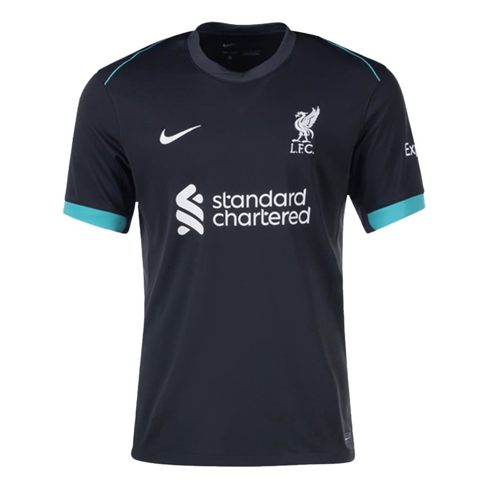 Men's Luis Díaz #7 Liverpool Away Replica Soccer Jersey - UCL 2024/25 Men's Luis Díaz #7 Liverpool Away Replica Soccer Jersey - UCL 2024/25