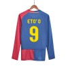 Men's ETO'O #9 Barcelona Home Long Sleeve Retro Soccer Jersey - UCL Final 2008/09 Men's ETO'O #9 Barcelona Home Long Sleeve Retro Soccer Jersey - UCL Final 2008/09