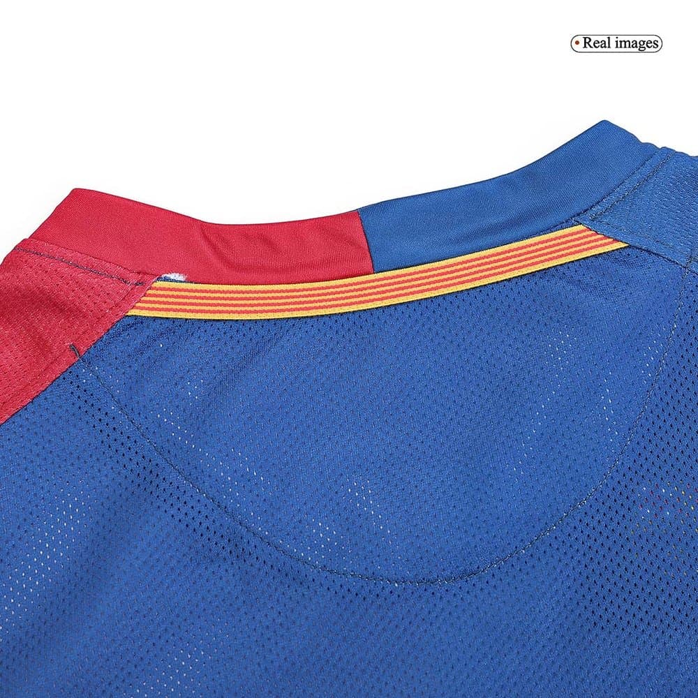 Men's ETO'O #9 Barcelona Home Long Sleeve Retro Soccer Jersey - UCL Final 2008/09 Men's ETO'O #9 Barcelona Home Long Sleeve Retro Soccer Jersey - UCL Final 2008/09