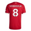 Men's SZOBOSZLAI #8 Liverpool Home Replica Soccer Jersey 2025/26