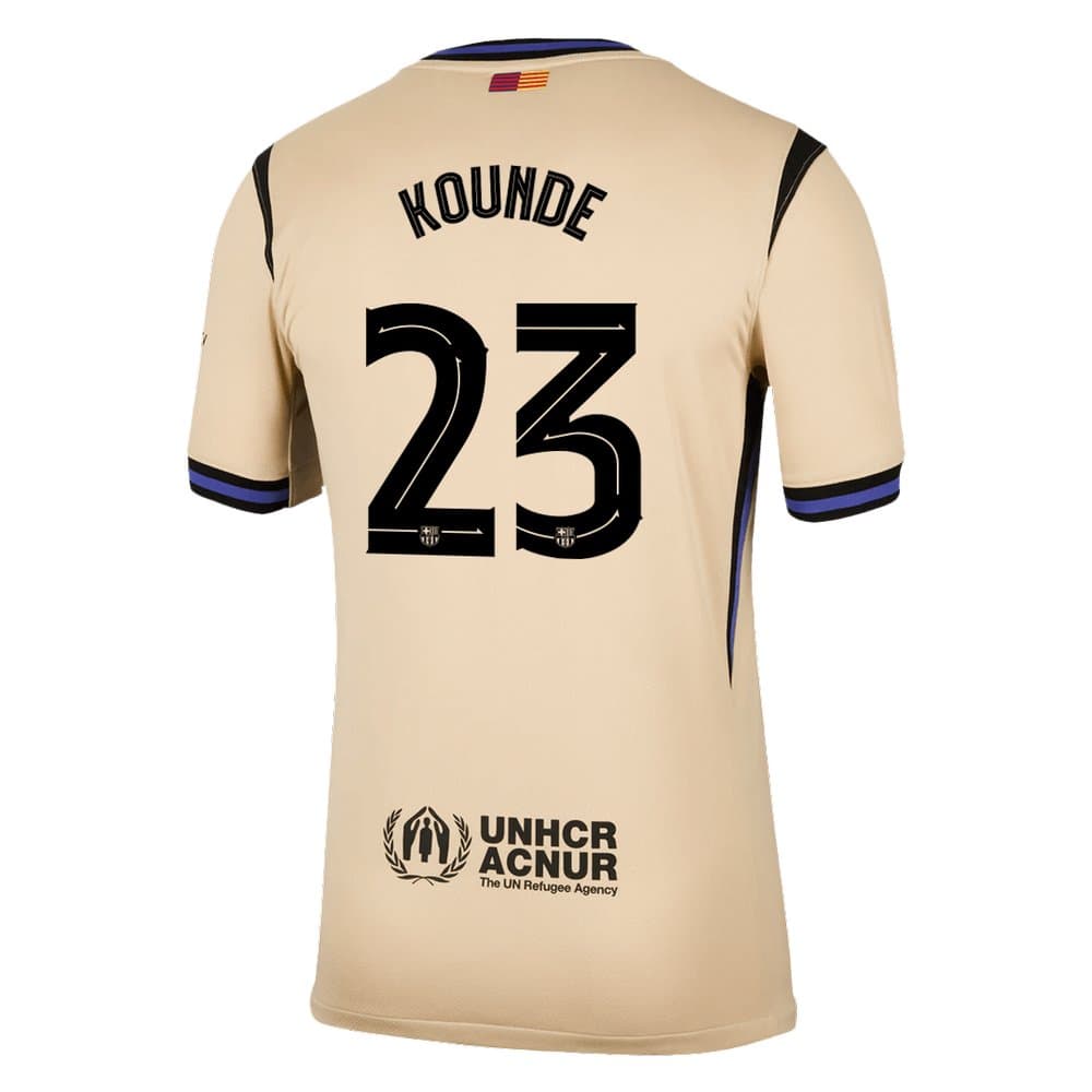 Men's KOUNDE #23 Barcelona Away Replica Soccer Jersey -UCL 2025/26 Men's KOUNDE #23 Barcelona Away Replica Soccer Jersey -UCL 2025/26