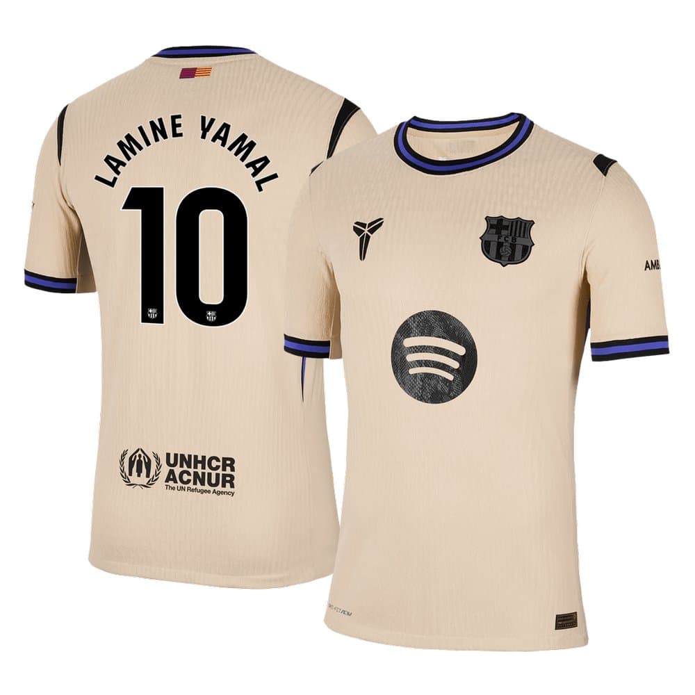 Men's LAMINE YAMAL #10 Barcelona Away Authentic Soccer Jersey - UCL 2025/26 Men's LAMINE YAMAL #10 Barcelona Away Authentic Soccer Jersey - UCL 2025/26