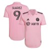 Men's SUÁREZ #9 Inter Miami CF Home Authentic Soccer Jersey 2022