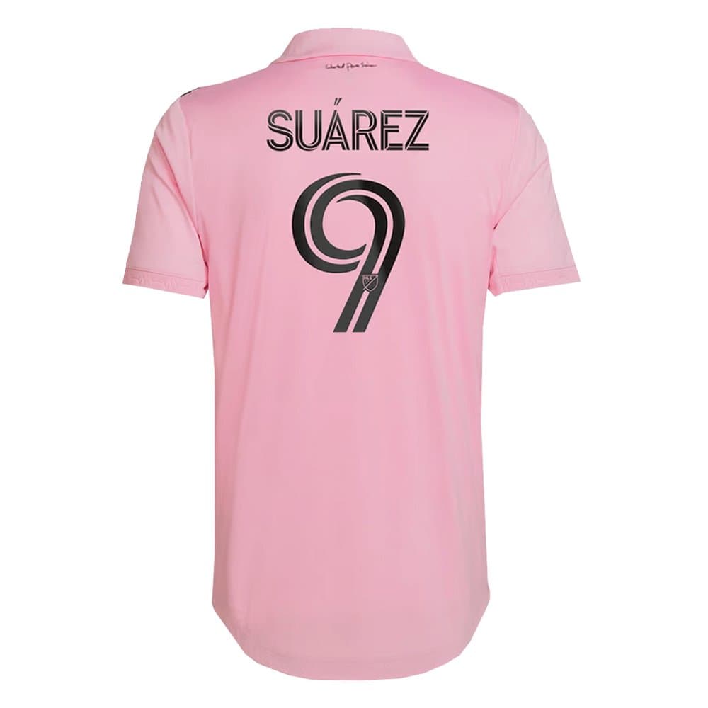 Men's SUÁREZ #9 Inter Miami CF Home Authentic Soccer Jersey 2022