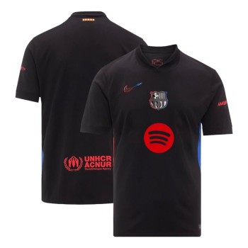 Men's Barcelona Away Replica Soccer Jersey- Spotify Logo Without Text 2024/25 Men's Barcelona Away Replica Soccer Jersey- Spotify Logo Without Text 2024/25
