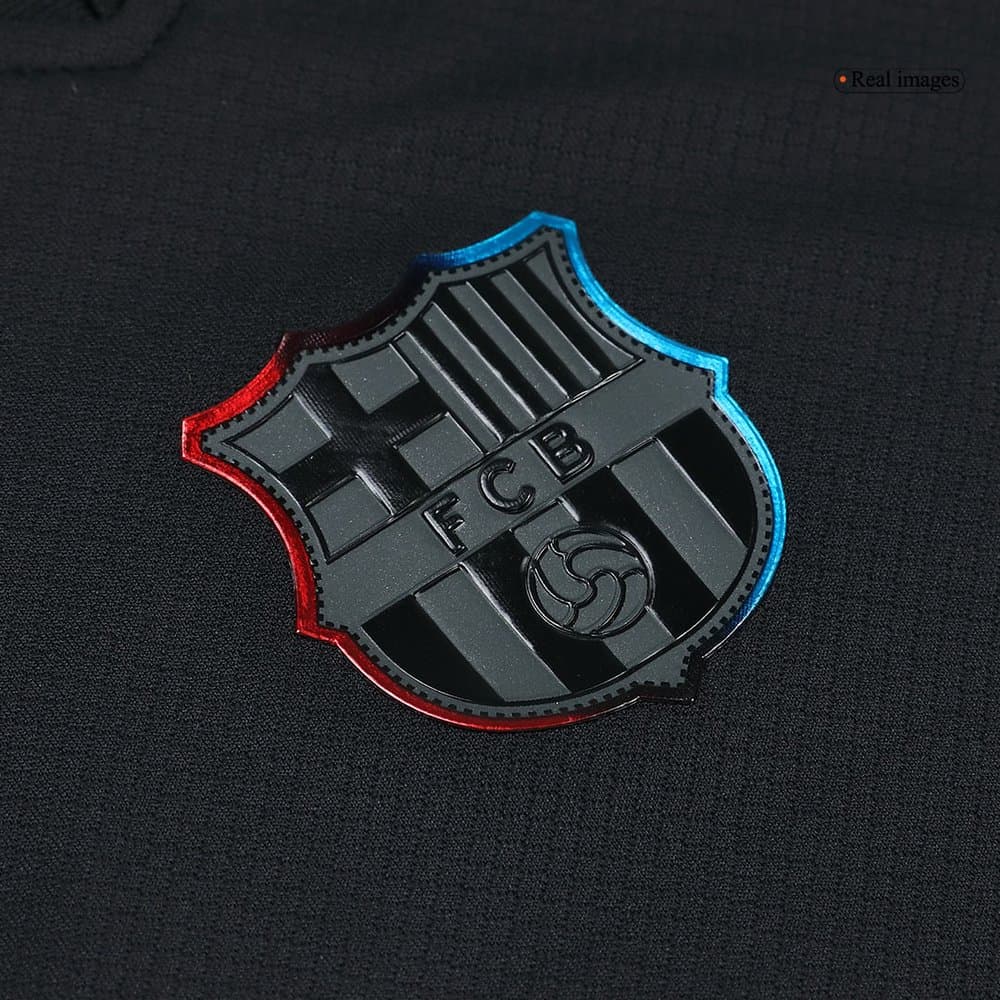 Men's Barcelona Away Replica Soccer Jersey- Spotify Logo Without Text 2024/25