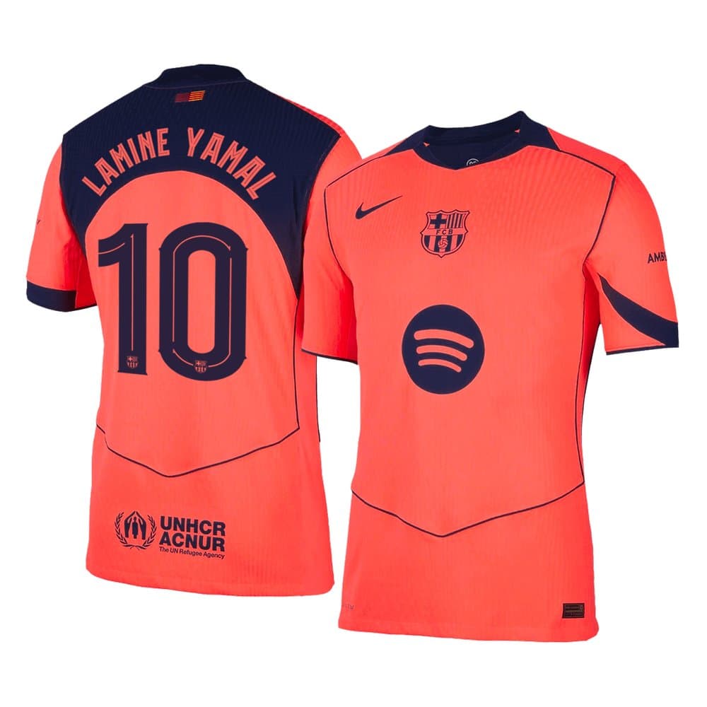 Men's LAMINE YAMAL #10 Barcelona Third Away Authentic Soccer Jersey - UCL 2025/26 Men's LAMINE YAMAL #10 Barcelona Third Away Authentic Soccer Jersey - UCL 2025/26