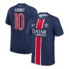 Men's O.DEMBÉLÉ #10 PSG Home Authentic Jersey - UCL 2024/25