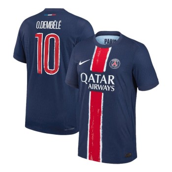 Men's O.DEMBÉLÉ #10 PSG Home Authentic Jersey - UCL 2024/25 Men's O.DEMBÉLÉ #10 PSG Home Authentic Jersey - UCL 2024/25