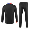 Men's Barcelona Zipper Sweatshirt Kit(Top+Pants) 2024/25