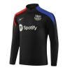Men's Barcelona Zipper Sweatshirt Kit(Top+Pants) 2024/25