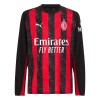 Men's AC Milan Home Long Sleeve Jersey 2025/26
