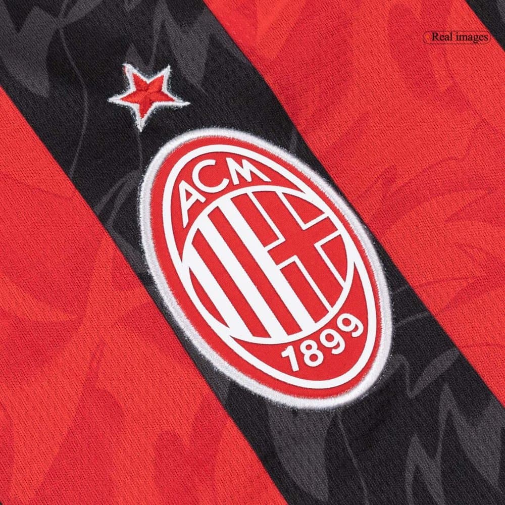 Men's AC Milan Home Long Sleeve Jersey 2025/26