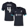 Men's VIRGIL #4 Liverpool Away Replica Soccer Jersey - UCL 2024/25
