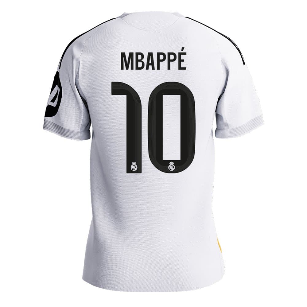 Men's MBAPPÉ #10 Real Madrid Home Authentic Soccer Jersey 2025/26 Men's MBAPPÉ #10 Real Madrid Home Authentic Soccer Jersey 2025/26