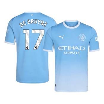 Men's DE BRUYNE #17 Manchester City Home Replica Jersey 2026/27 Men's DE BRUYNE #17 Manchester City Home Replica Jersey 2026/27