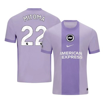 Kid's MITOMA #22 Brighton & Hove Albion Away Replica Jersey 2025/26