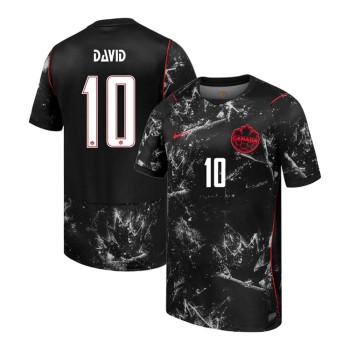 Men's Jonathan David #10 Canada Away Stadium Replica Jersey World Cup 2026 Men's Jonathan David #10 Canada Away Stadium Replica Jersey World Cup 2026