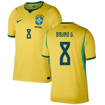 Men's Bruno G. #8 Brazil Home Replica Jersey World Cup 2026