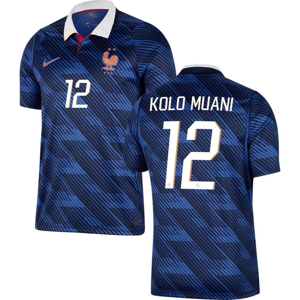 Kid's KOLO MUANI #12 France Home Replica Jersey World Cup 2026 Kid's KOLO MUANI #12 France Home Replica Jersey World Cup 2026