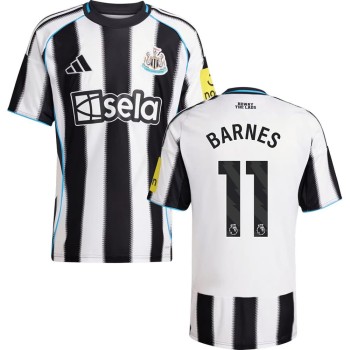 Men's BARNES #11 Newcastle United Home Replica Jersey 2025/26 Men's BARNES #11 Newcastle United Home Replica Jersey 2025/26