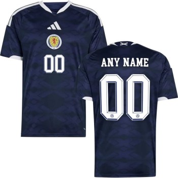 Kid's Scotland Home Replica Custom Jersey World Cup 2026 Kid's Scotland Home Replica Custom Jersey World Cup 2026