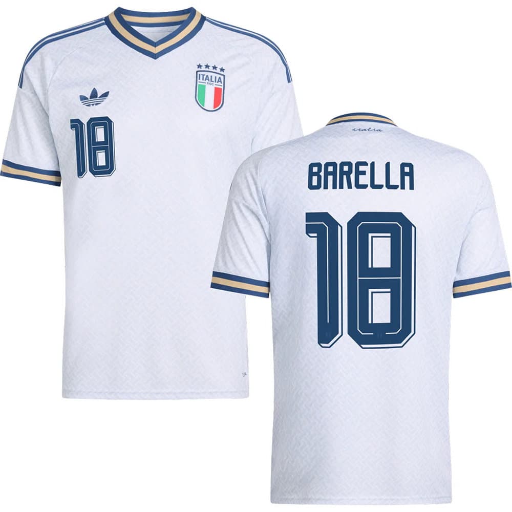Men's BARELLA #18 Italy Away Replica Jersey World Cup 2026 Men's BARELLA #18 Italy Away Replica Jersey World Cup 2026