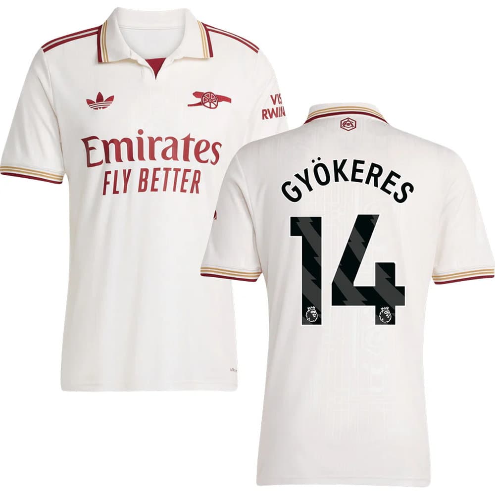 Kid's GYÖKERES #14 Arsenal Third Stadium Replica Jersey 2025/26