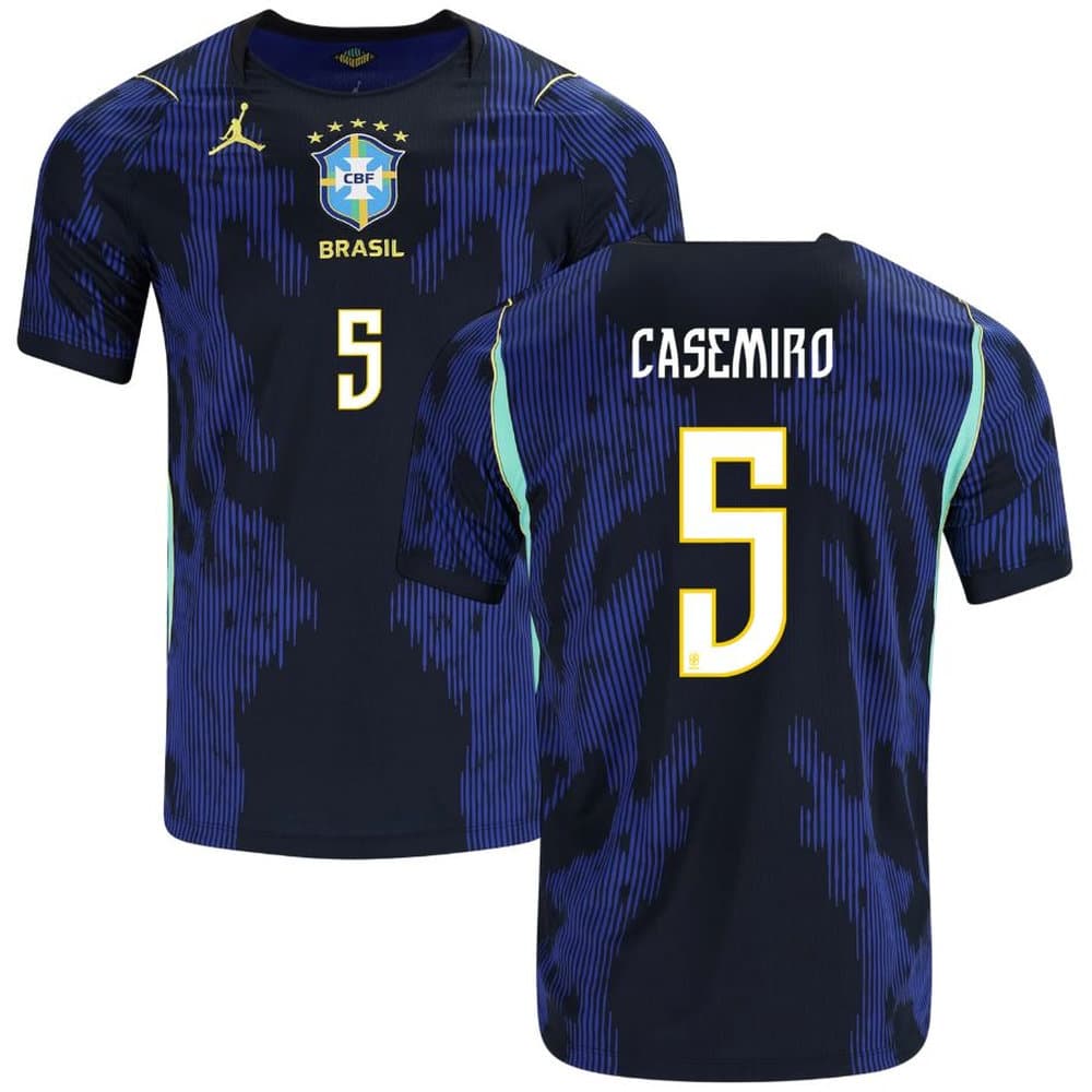 Men's CASEMIRO #5 Brazil Away Replica Jersey World Cup 2026 Men's CASEMIRO #5 Brazil Away Replica Jersey World Cup 2026