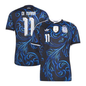 Men's Angel Di Maria #11 Argentina Away Replica Jersey World Cup 2026