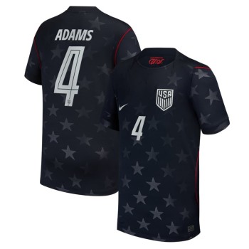 Kid's Tyler Adams #4 USA Away Stadium Replica Jersey World Cup 2026