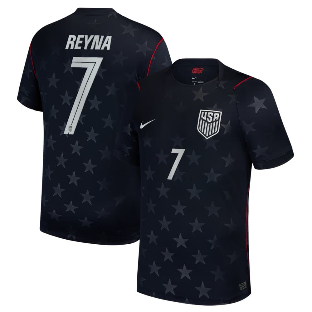 Men's Giovanni Reyna #7 USA Away Stadium Replica Jersey World Cup 2026 Men's Giovanni Reyna #7 USA Away Stadium Replica Jersey World Cup 2026