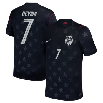 Men's Giovanni Reyna #7 USA Away Stadium Replica Jersey World Cup 2026