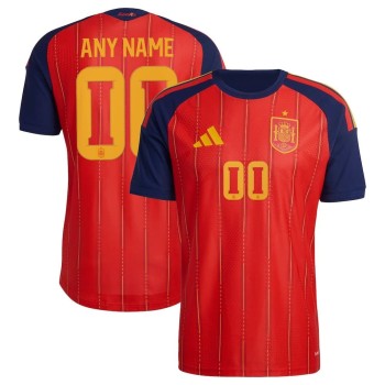 Kid's Spain Home Authentic Custom Jersey World Cup 2026
