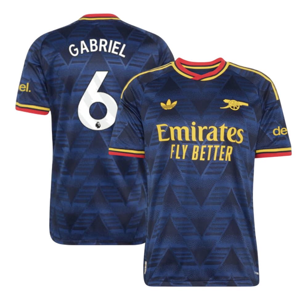 Kid's GABRIEL #6 Arsenal Away Authentic Jersey 2026/27