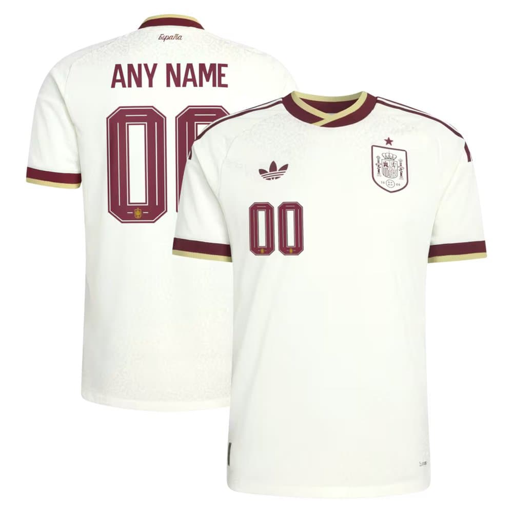 Kid's Spain Away Authentic Custom Jersey World Cup 2026 Kid's Spain Away Authentic Custom Jersey World Cup 2026