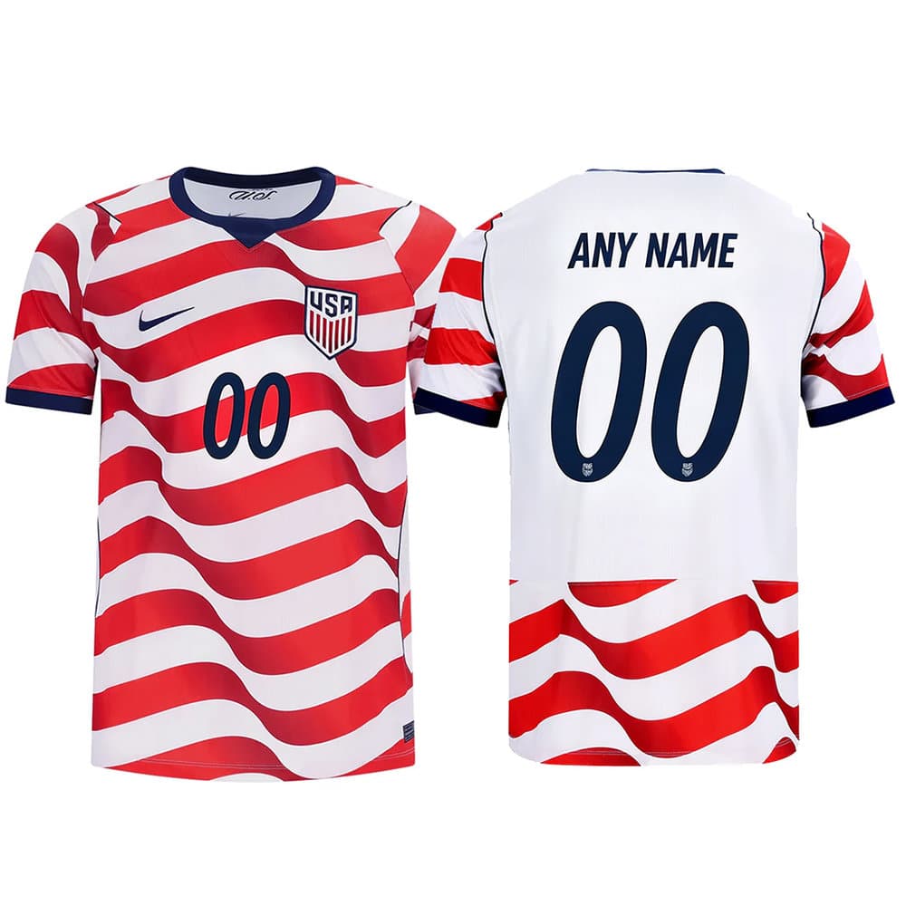 Kid's USA Home Stadium Replica Custom Jersey World Cup 2026 Kid's USA Home Stadium Replica Custom Jersey World Cup 2026