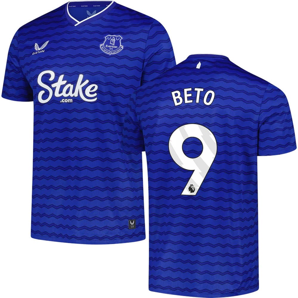 Men's BETO #9 Everton Home Replica Jersey 2025/26