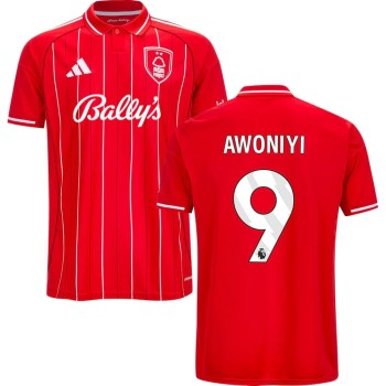 Kid's AWONIYI #9 Nottingham Forest Home Replica Jersey 2025/26 Kid's AWONIYI #9 Nottingham Forest Home Replica Jersey 2025/26