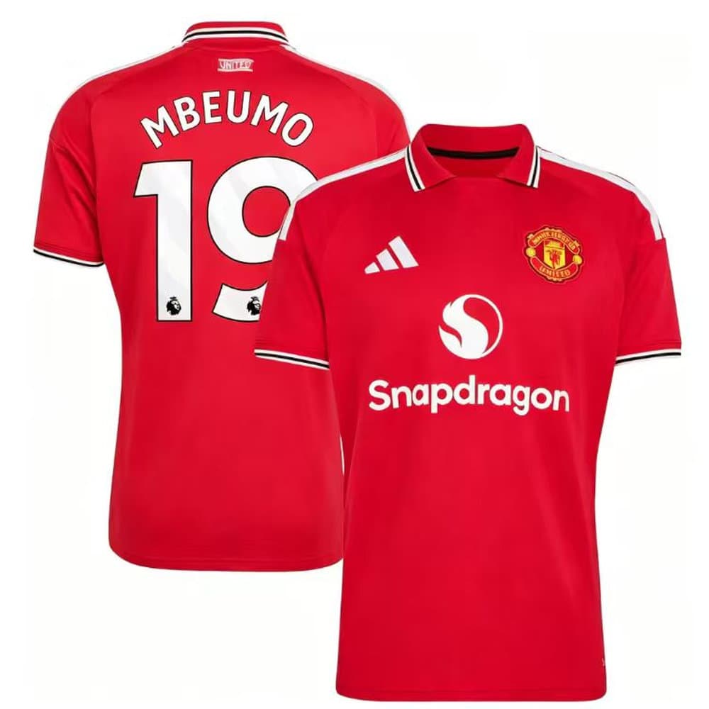 Kid's MBEUMO #19 Manchester United Home Replica Jersey 2026/27