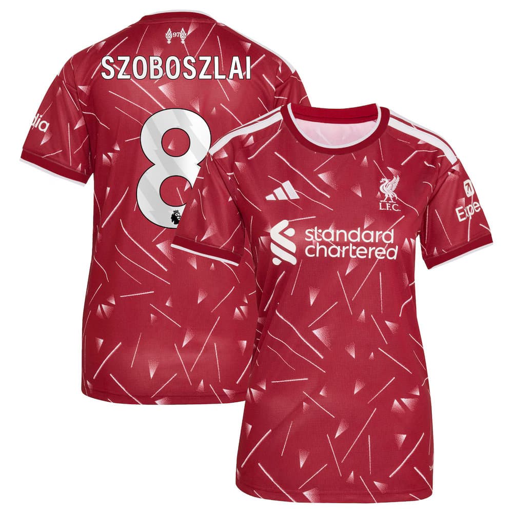 Women's SZOBOSZLAI #8 Liverpool Home Replica Jersey 2026/27 Women's SZOBOSZLAI #8 Liverpool Home Replica Jersey 2026/27