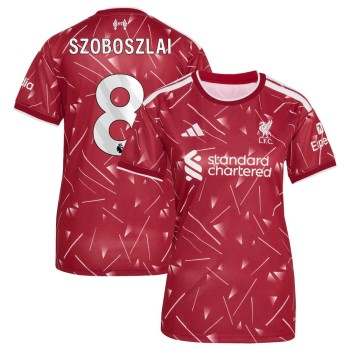 Women's SZOBOSZLAI #8 Liverpool Home Replica Jersey 2026/27 Women's SZOBOSZLAI #8 Liverpool Home Replica Jersey 2026/27