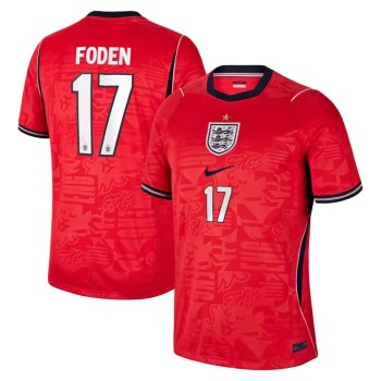 Kid's Phil Foden #17 England Away Stadium Replica Jersey World Cup 2026 Kid's Phil Foden #17 England Away Stadium Replica Jersey World Cup 2026