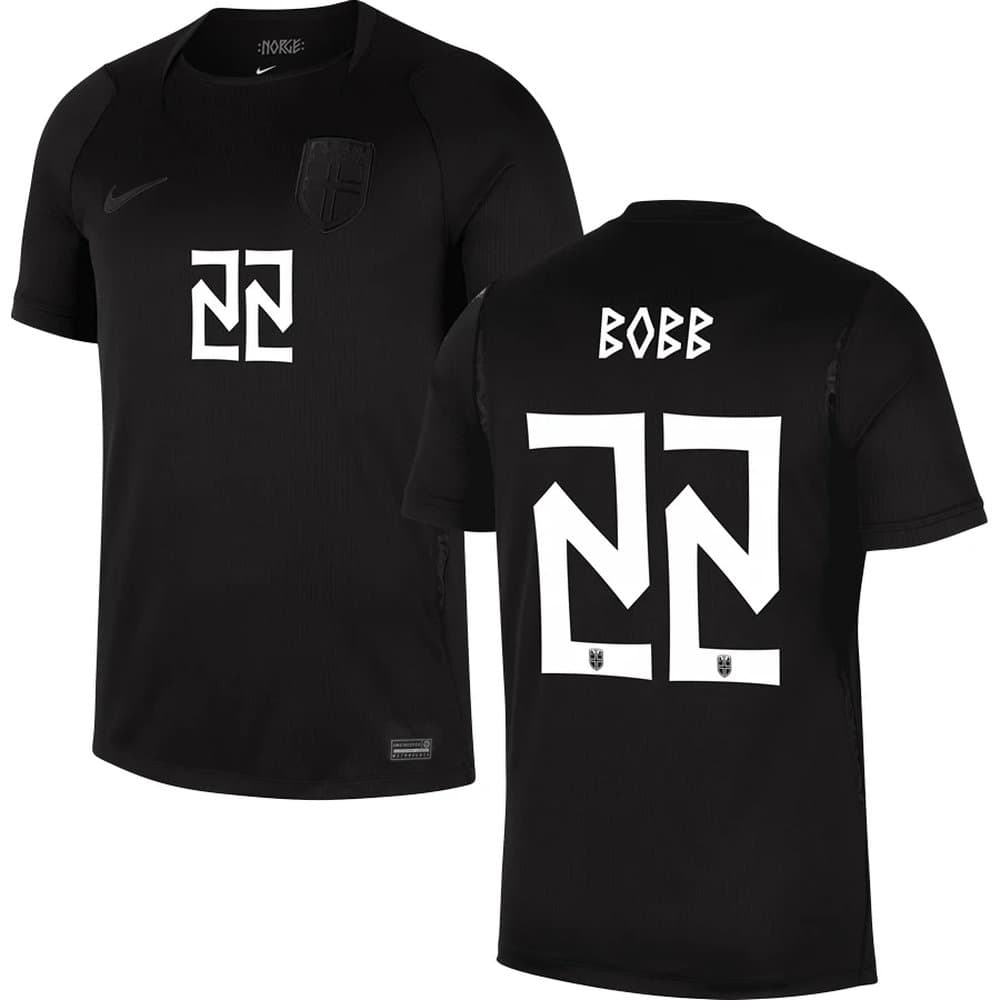 Men's BOBB #22 Norway Away Replica Jersey World Cup 2026 Men's BOBB #22 Norway Away Replica Jersey World Cup 2026