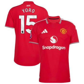 Kid's YORO #15 Manchester United Home Authentic Jersey 2026/27 Kid's YORO #15 Manchester United Home Authentic Jersey 2026/27