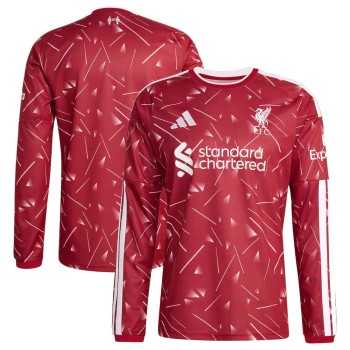 Men's Liverpool Home Authentic Long Sleeve Jersey 2026/27