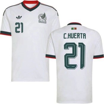 Men's C.HUERTA #21 Mexico Away Replica Jersey World Cup 2026 Men's C.HUERTA #21 Mexico Away Replica Jersey World Cup 2026