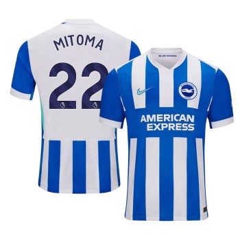 Kid's MITOMA #22 Brighton & Hove Albion Home Replica Jersey 2025/26